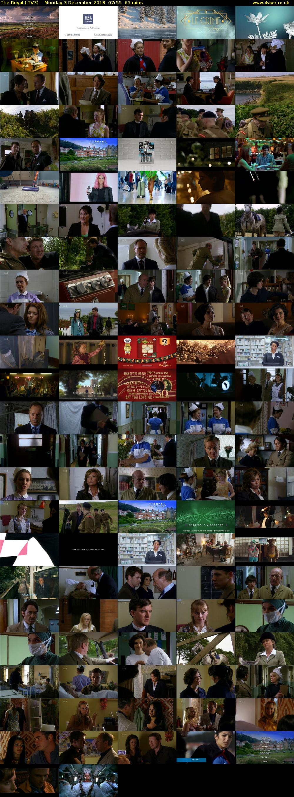 The Royal (ITV3) Monday 3 December 2018 07:55 - 09:00