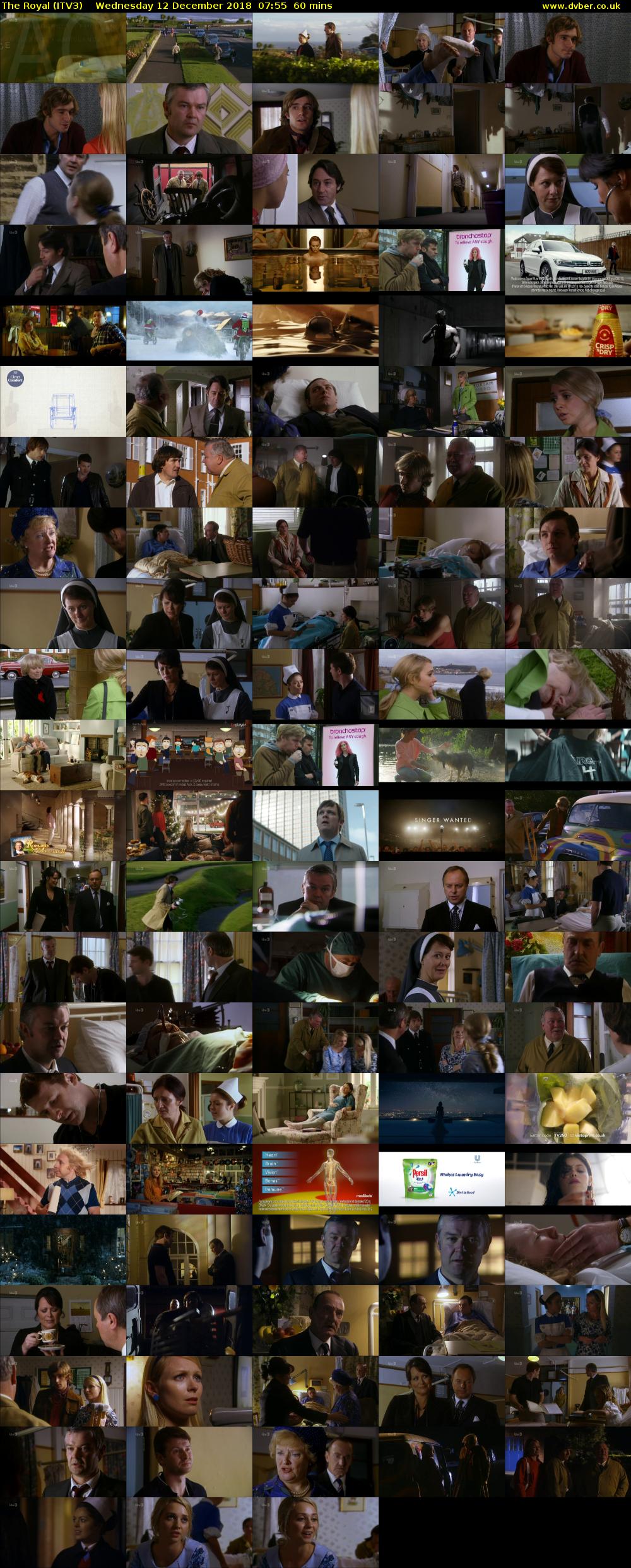 The Royal (ITV3) Wednesday 12 December 2018 07:55 - 08:55