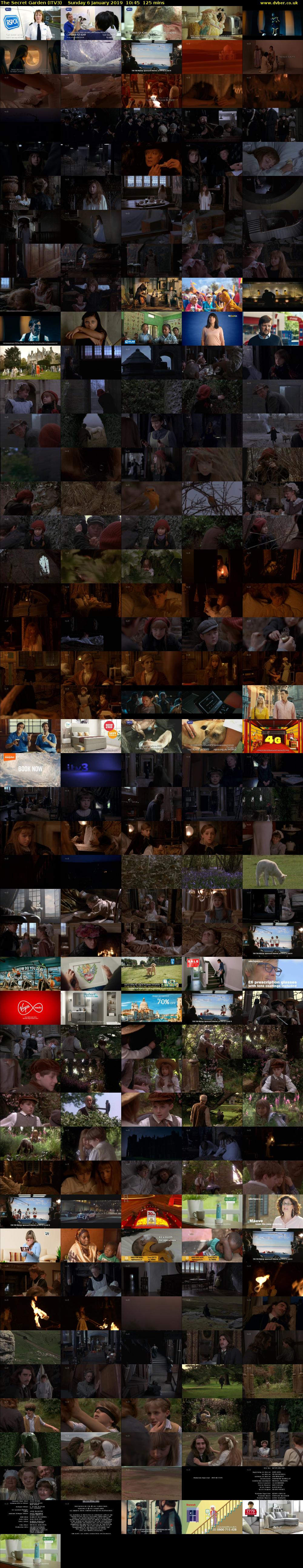 The Secret Garden (ITV3) Sunday 6 January 2019 10:45 - 12:50