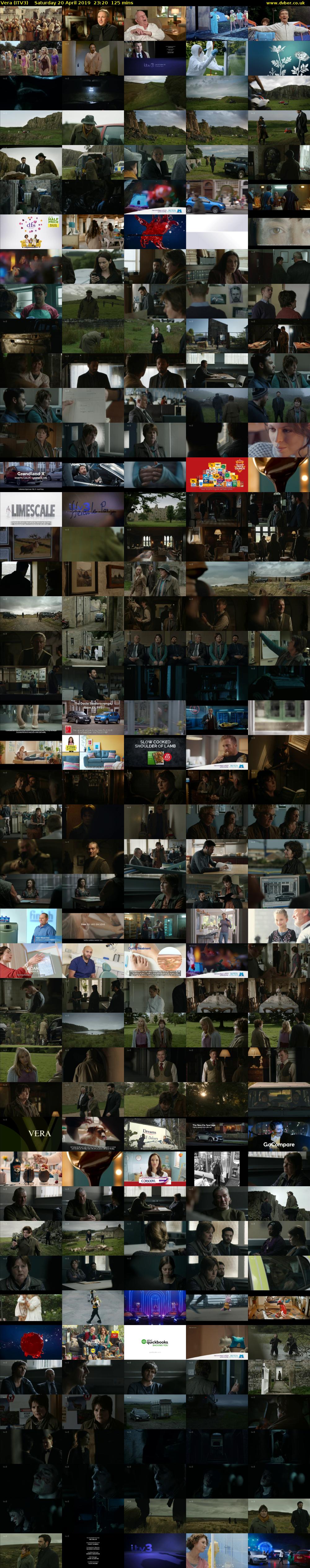 Vera (ITV3) Saturday 20 April 2019 23:20 - 01:25