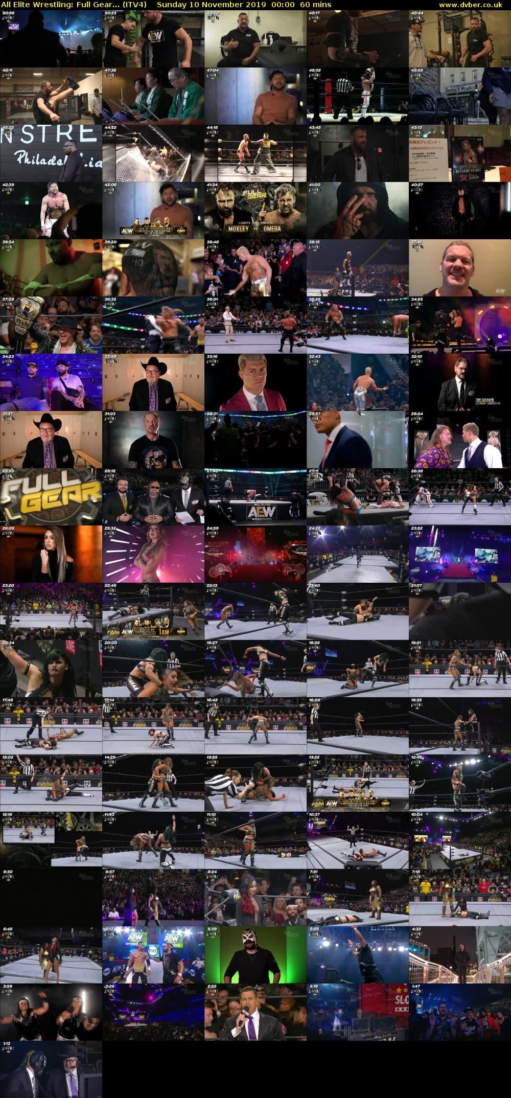 All Elite Wrestling: Full Gear... (ITV4) Sunday 10 November 2019 00:00 - 01:00