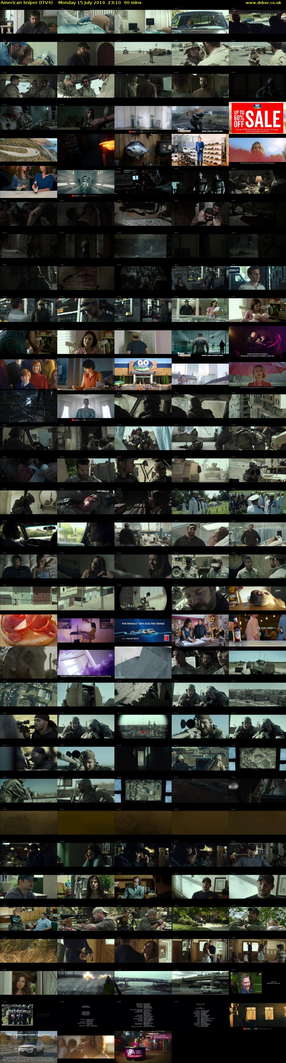 American Sniper (ITV4) Monday 15 July 2019 23:10 - 00:40