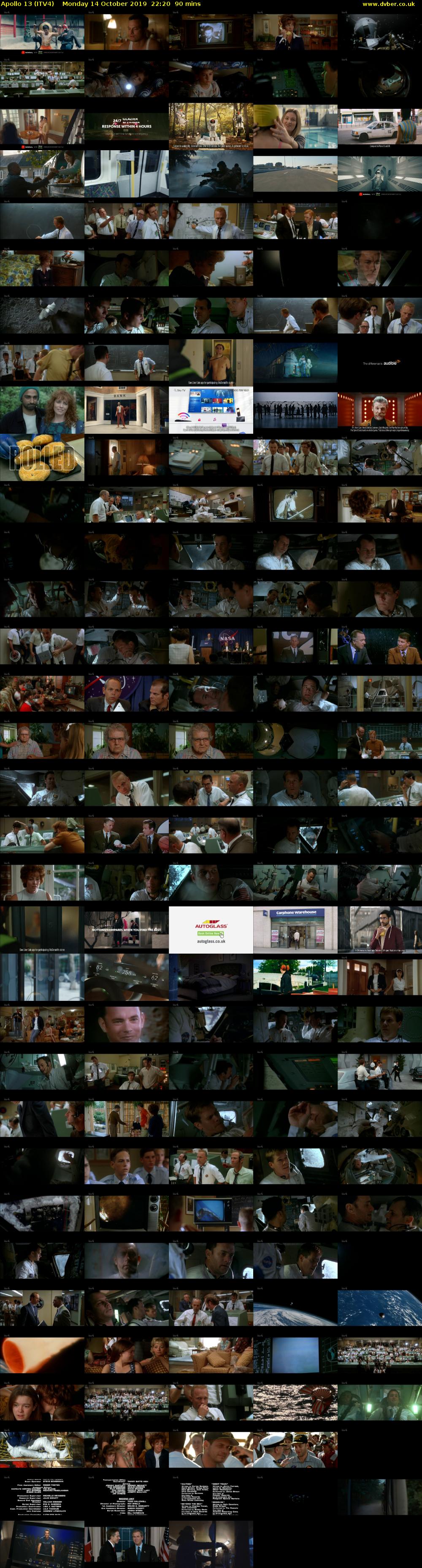 Apollo 13 (ITV4) Monday 14 October 2019 22:20 - 23:50