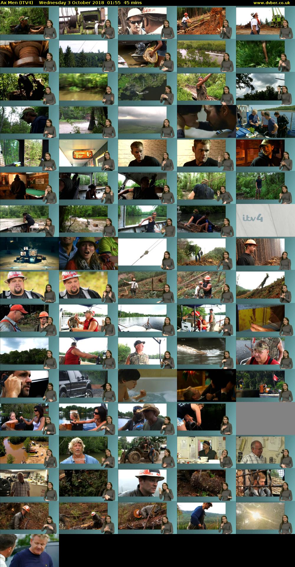 Ax Men (ITV4) Wednesday 3 October 2018 01:55 - 02:40