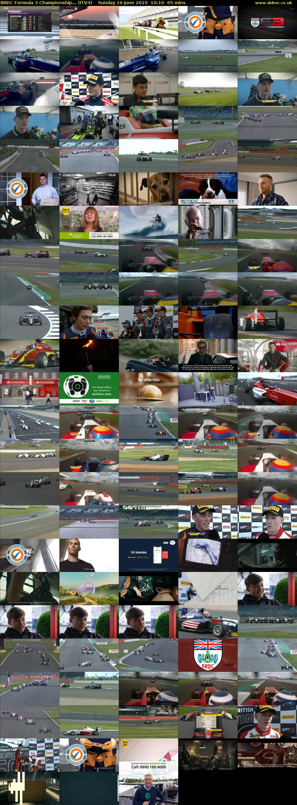 BRDC Formula 3 Championship... (ITV4) Sunday 16 June 2019 10:10 - 11:15