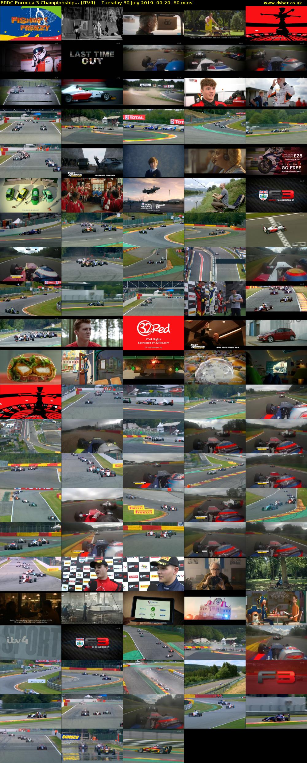 BRDC Formula 3 Championship... (ITV4) Tuesday 30 July 2019 00:20 - 01:20