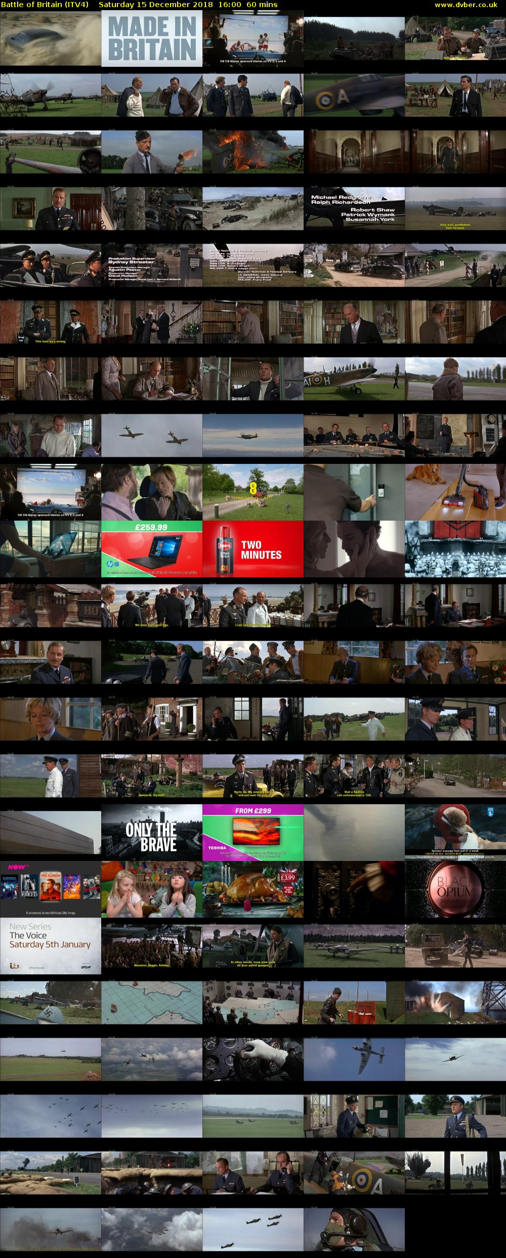 Battle of Britain (ITV4) Saturday 15 December 2018 16:00 - 17:00