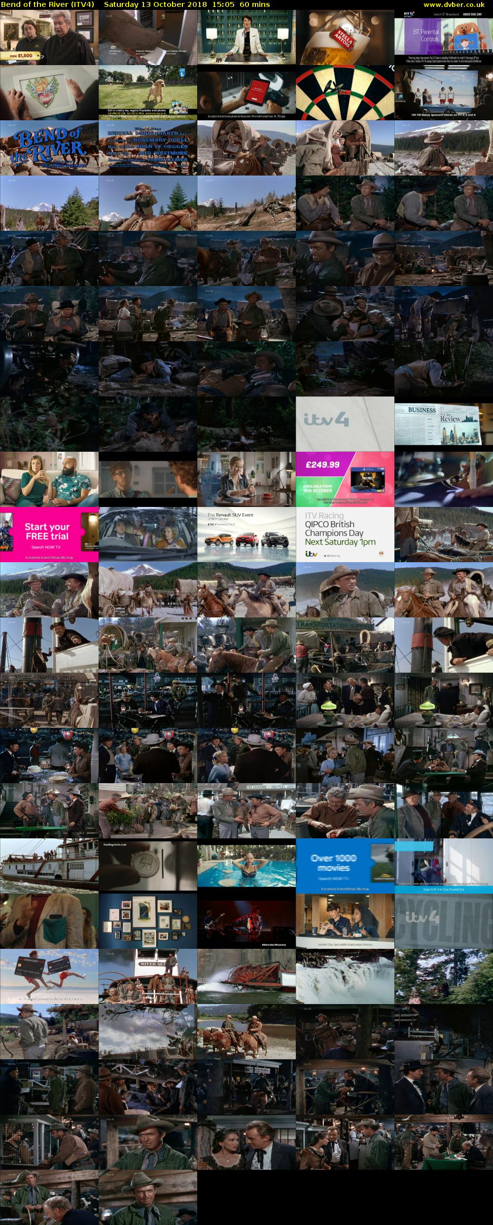 Bend of the River (ITV4) Saturday 13 October 2018 15:05 - 16:05