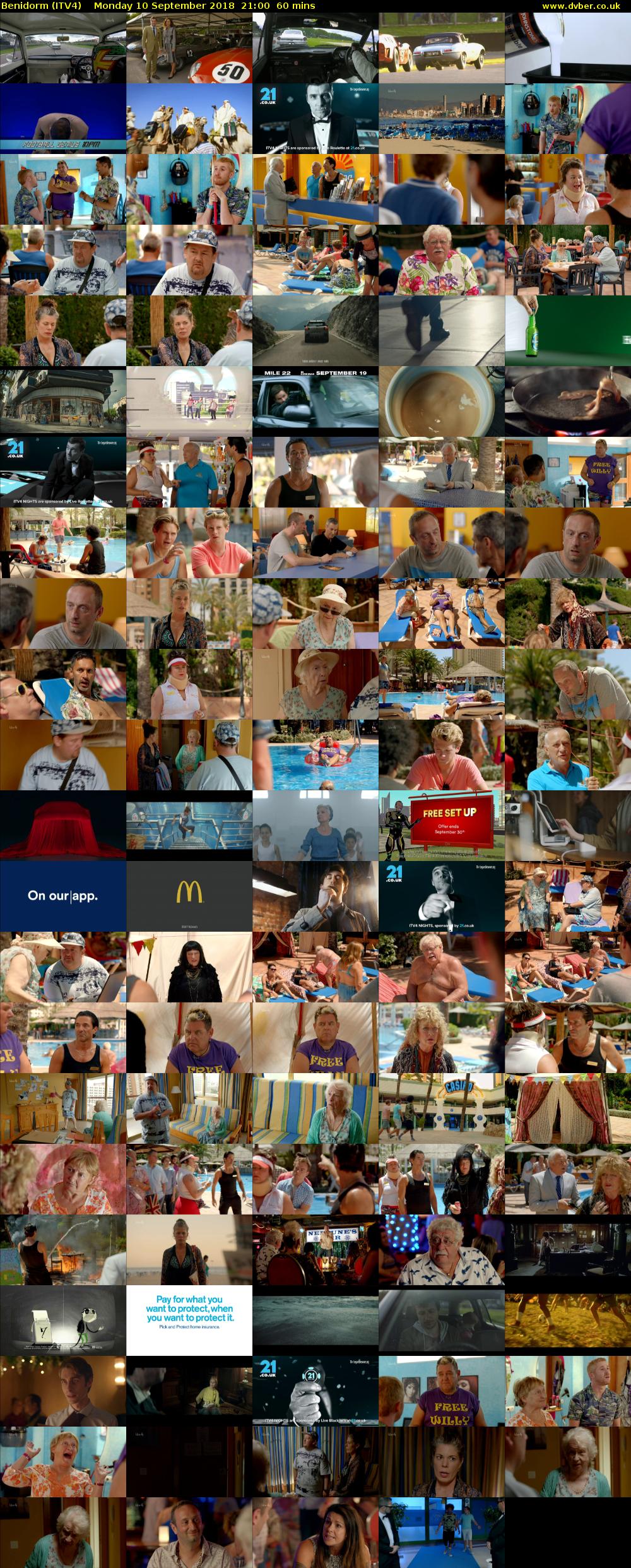 Benidorm (ITV4) Monday 10 September 2018 21:00 - 22:00
