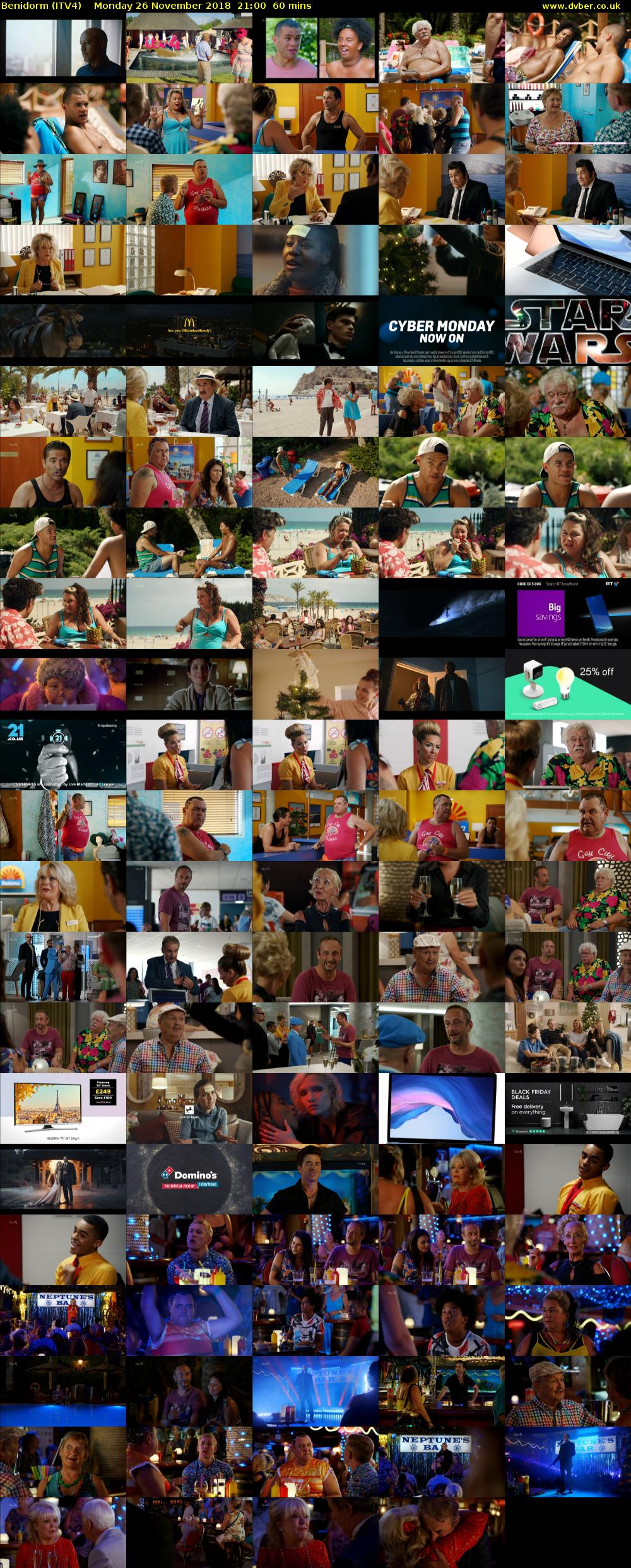 Benidorm (ITV4) Monday 26 November 2018 21:00 - 22:00