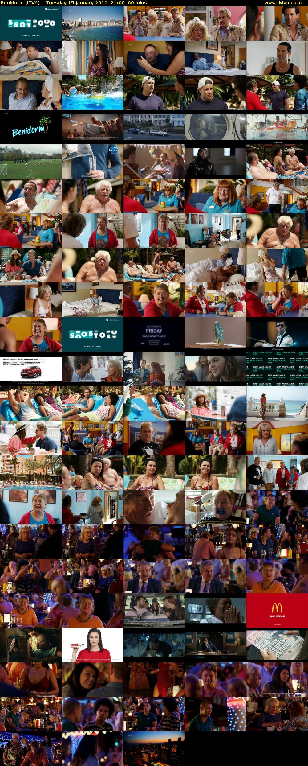 Benidorm (ITV4) Tuesday 15 January 2019 21:00 - 22:00