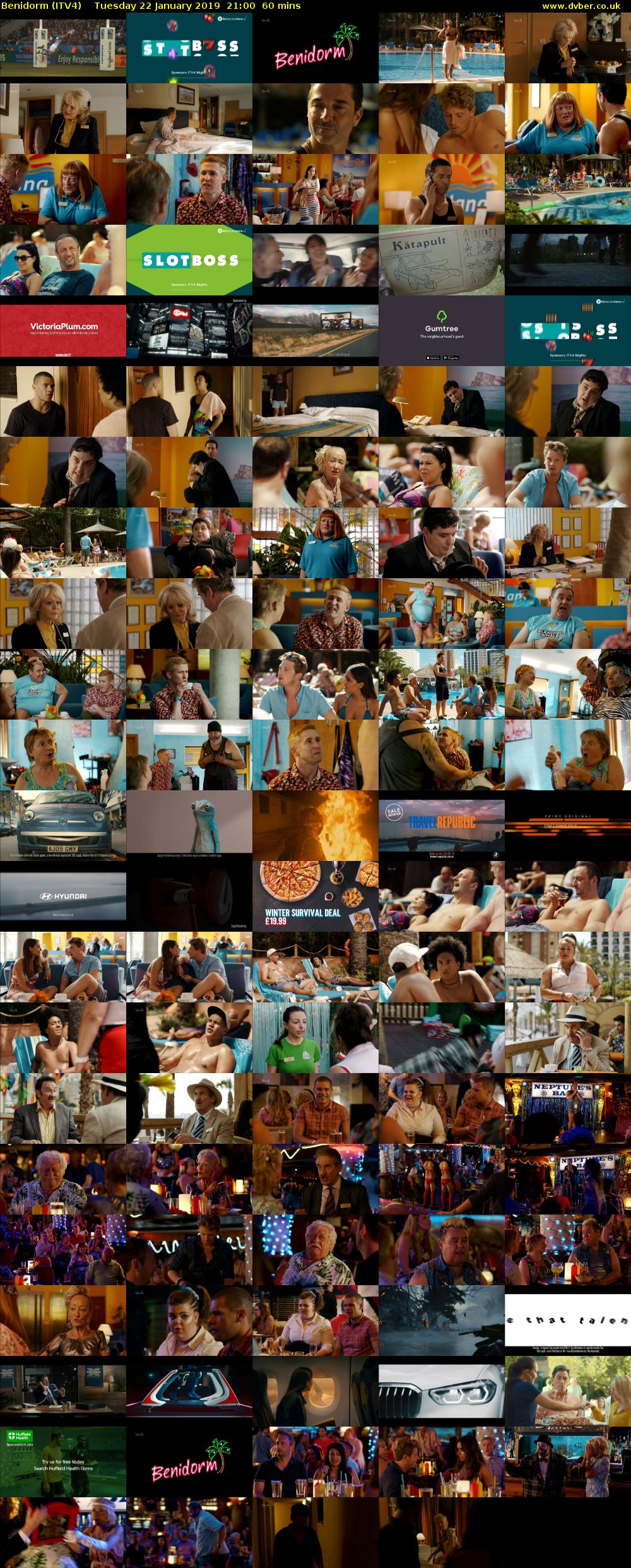 Benidorm (ITV4) Tuesday 22 January 2019 21:00 - 22:00