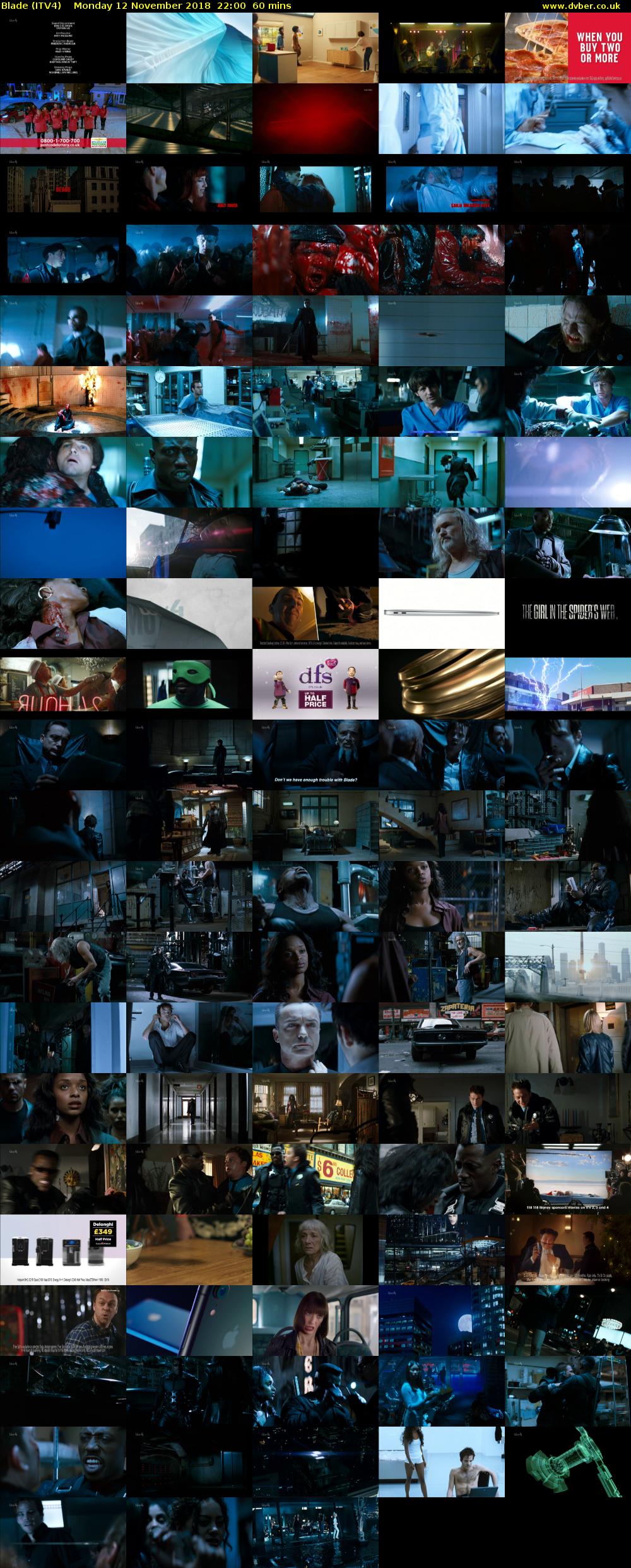 Blade (ITV4) Monday 12 November 2018 22:00 - 23:00