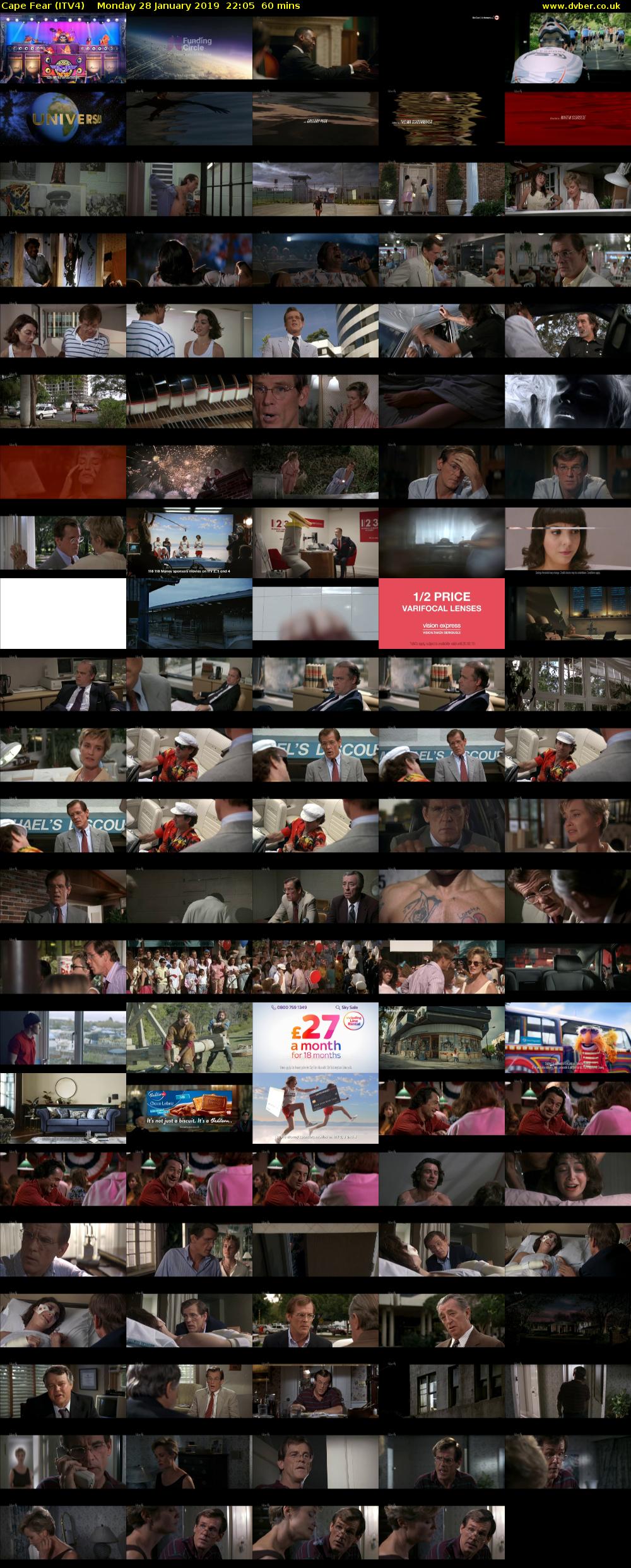 Cape Fear (ITV4) Monday 28 January 2019 22:05 - 23:05