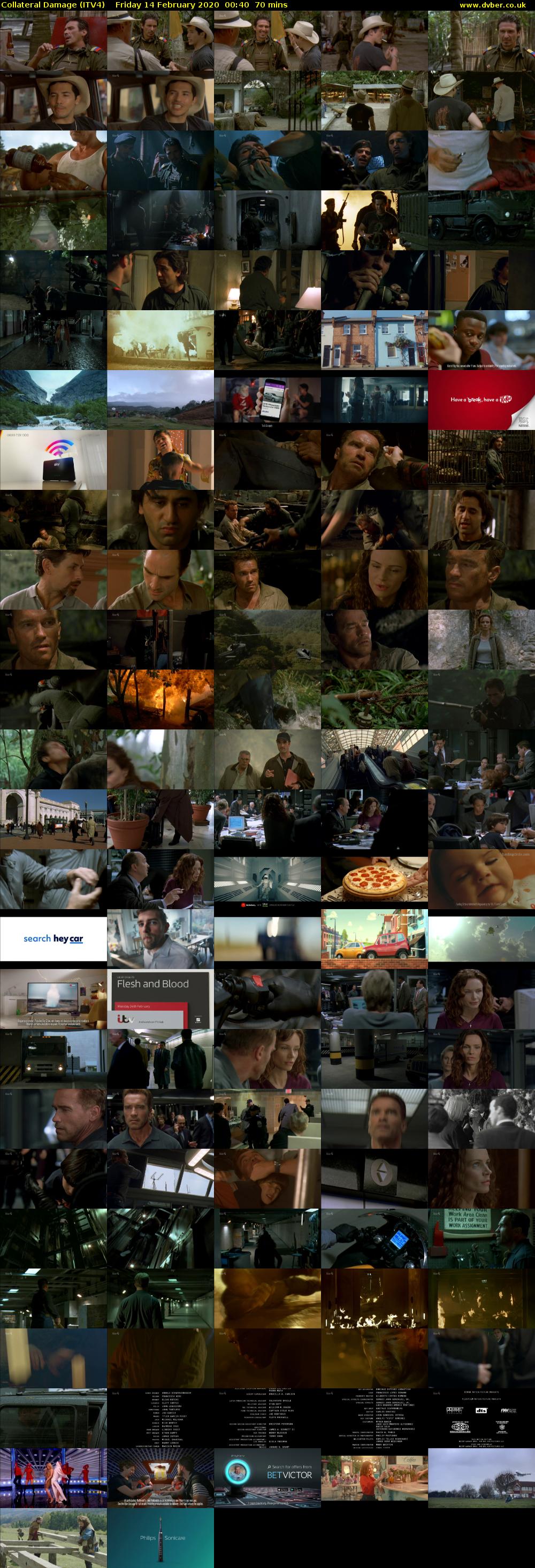 Collateral Damage (ITV4) Friday 14 February 2020 00:40 - 01:50