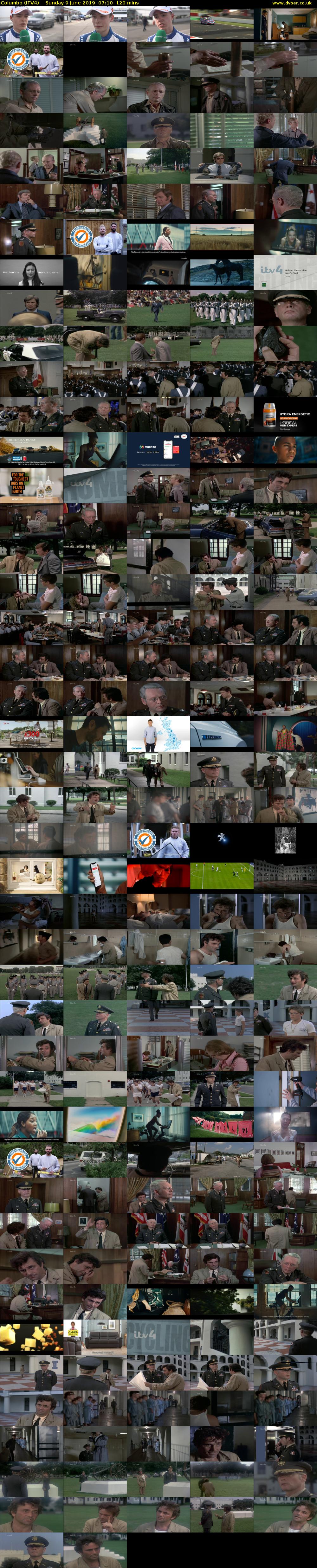 Columbo (ITV4) Sunday 9 June 2019 07:10 - 09:10