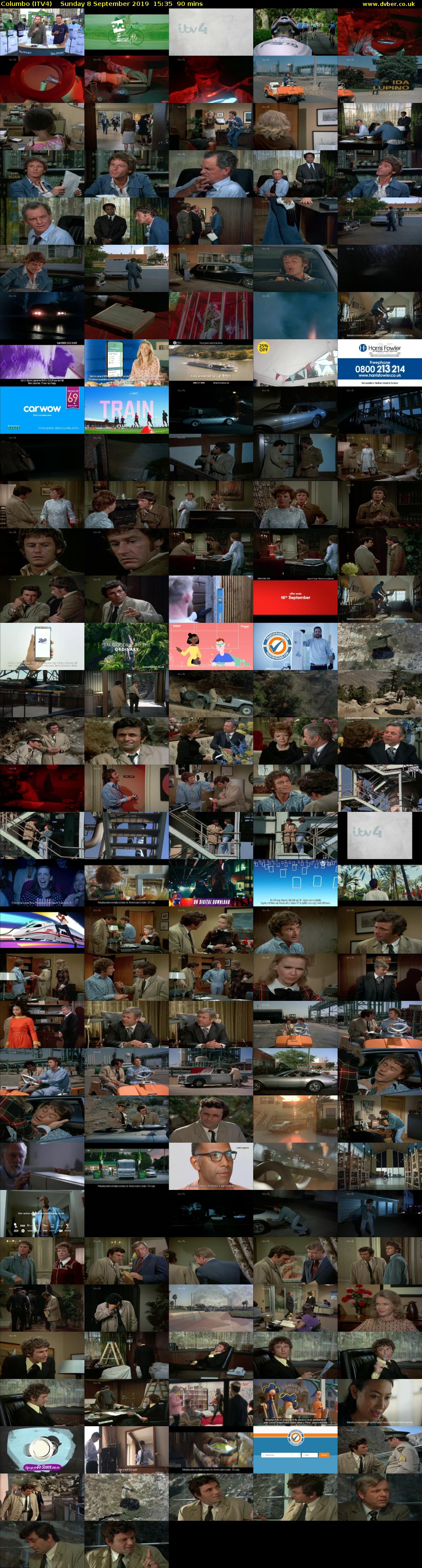 Columbo (ITV4) Sunday 8 September 2019 15:35 - 17:05