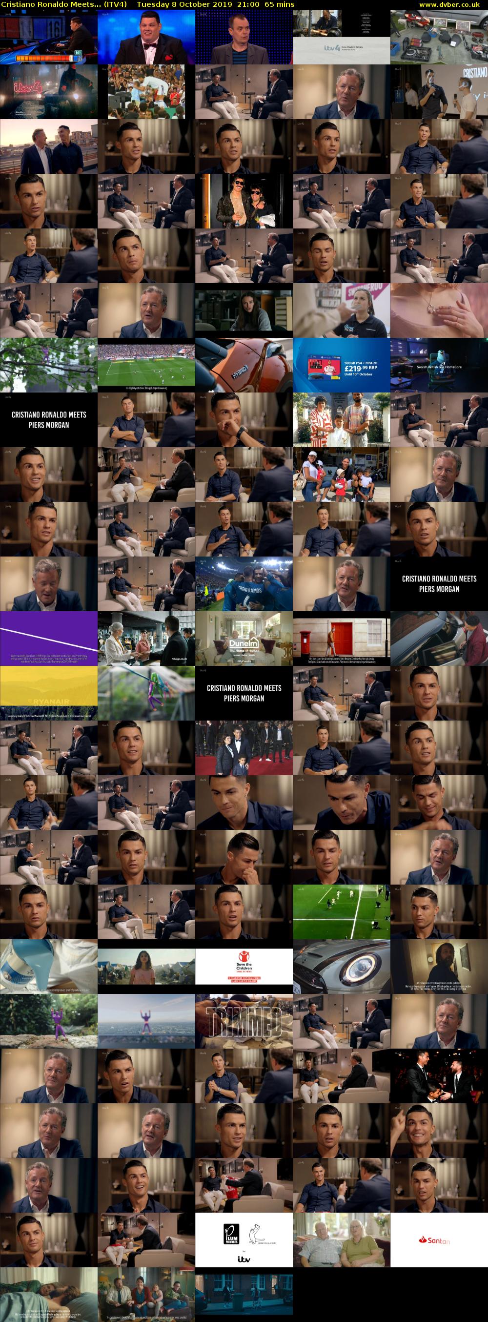 Cristiano Ronaldo Meets... (ITV4) Tuesday 8 October 2019 21:00 - 22:05