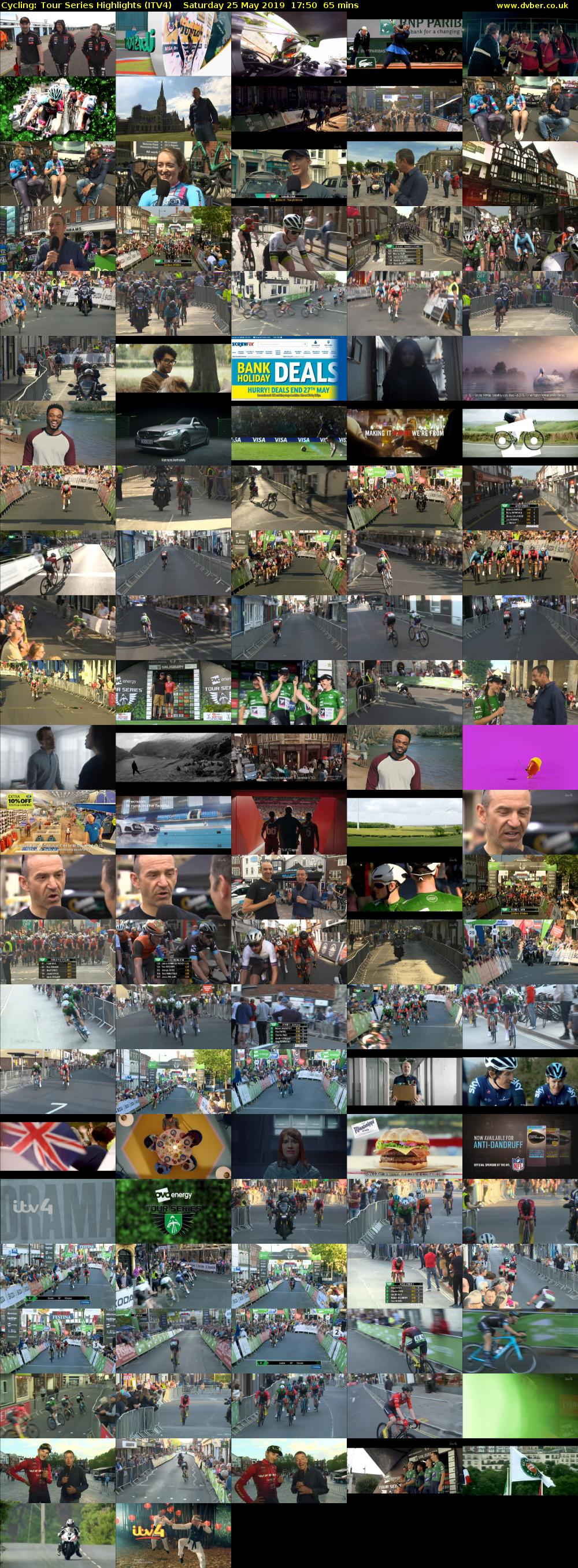Cycling: Tour Series Highlights (ITV4) Saturday 25 May 2019 17:50 - 18:55