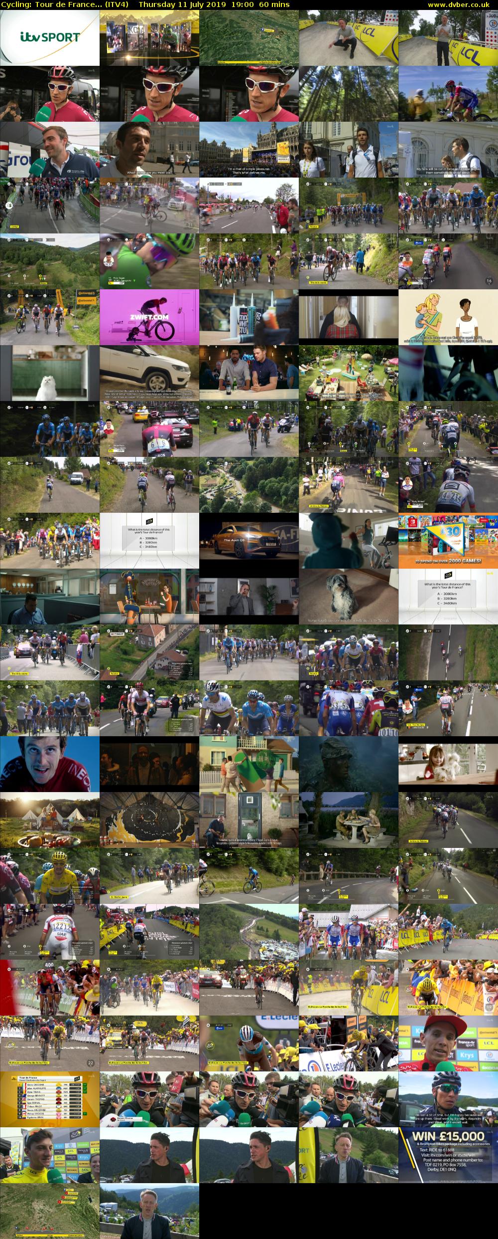 Cycling: Tour de France... (ITV4) Thursday 11 July 2019 19:00 - 20:00