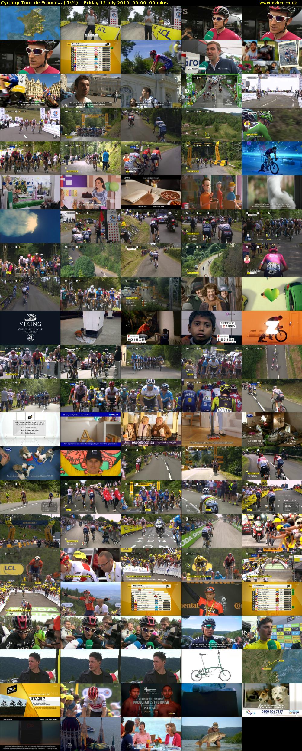 Cycling: Tour de France... (ITV4) Friday 12 July 2019 09:00 - 10:00