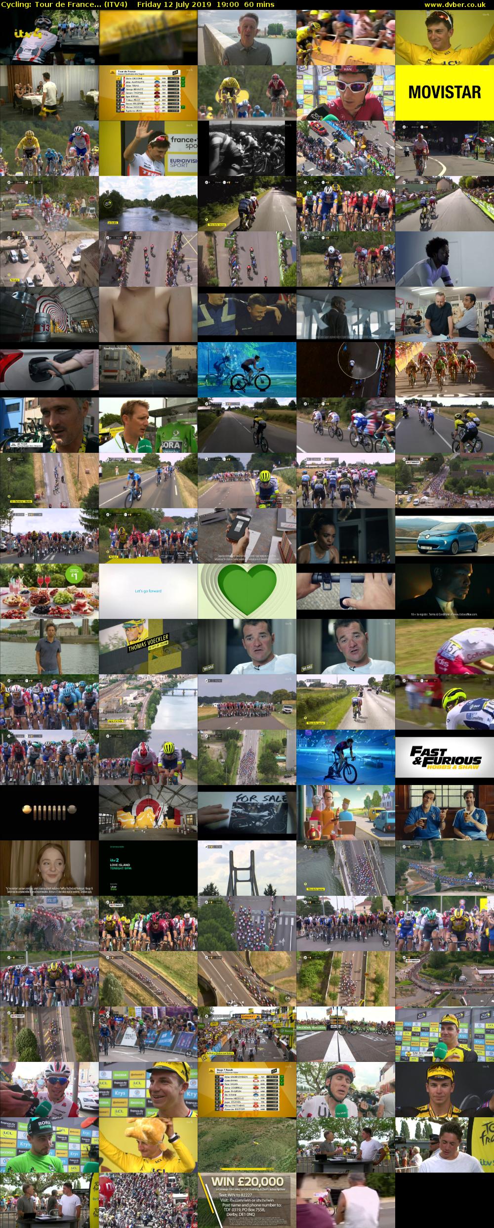 Cycling: Tour de France... (ITV4) Friday 12 July 2019 19:00 - 20:00