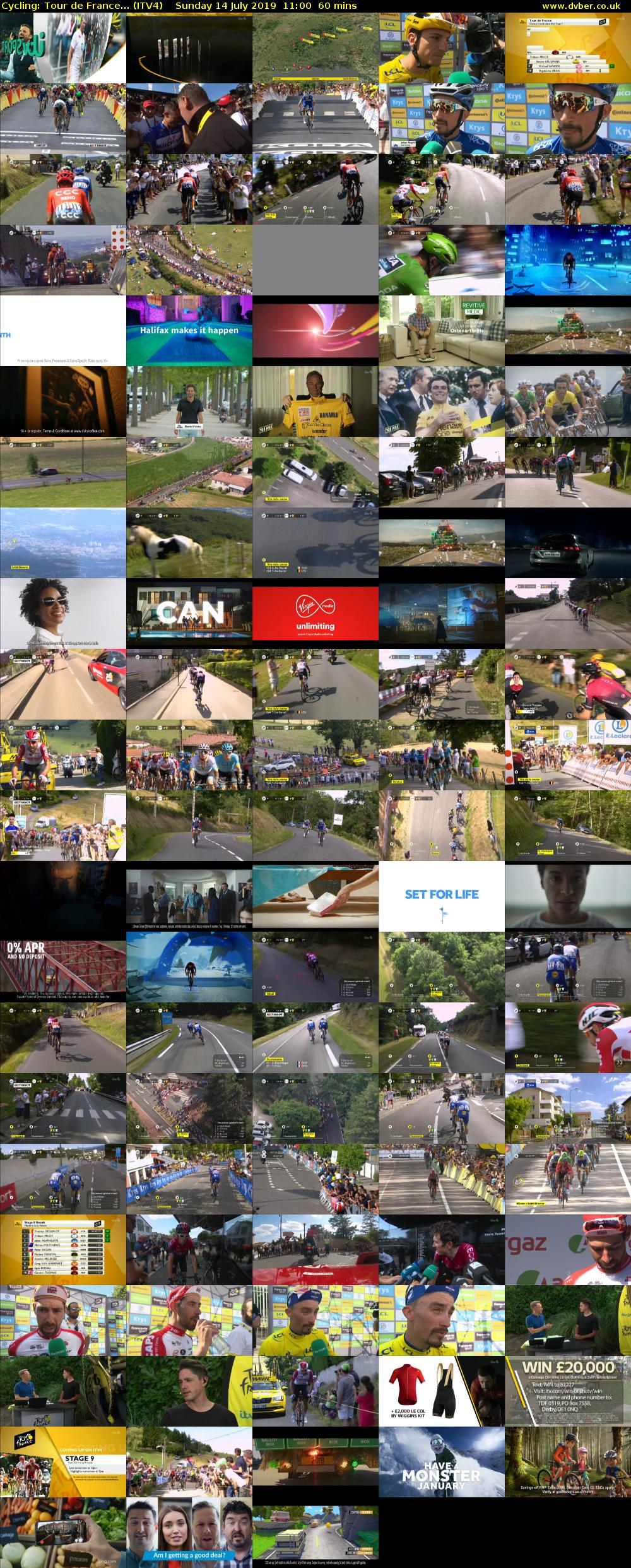 Cycling: Tour de France... (ITV4) Sunday 14 July 2019 11:00 - 12:00