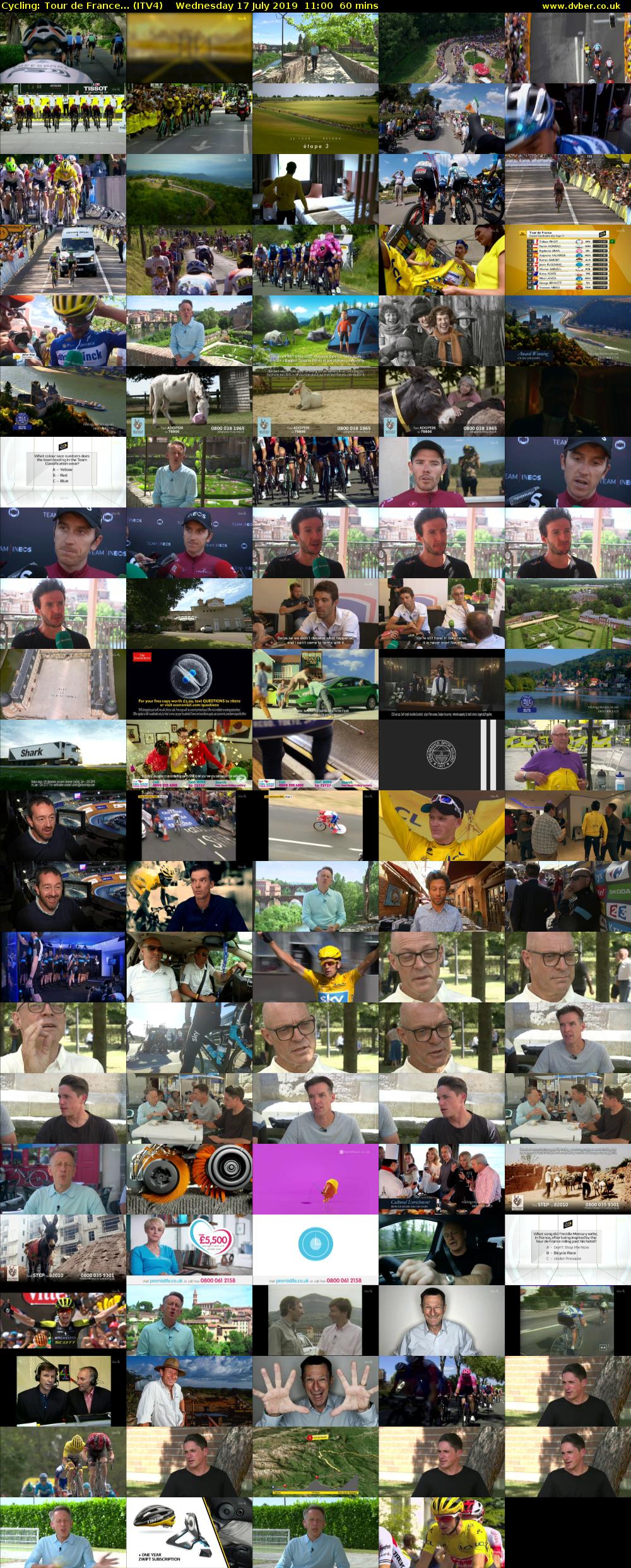 Cycling: Tour de France... (ITV4) Wednesday 17 July 2019 11:00 - 12:00