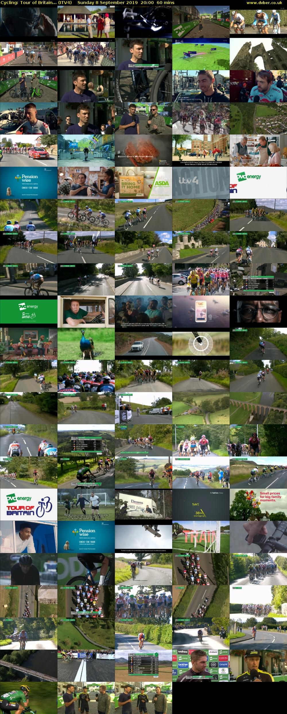 Cycling: Tour of Britain... (ITV4) Sunday 8 September 2019 20:00 - 21:00