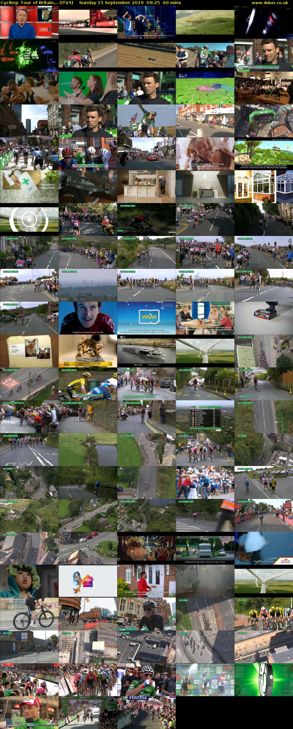 Cycling: Tour of Britain... (ITV4) Sunday 15 September 2019 09:25 - 10:25