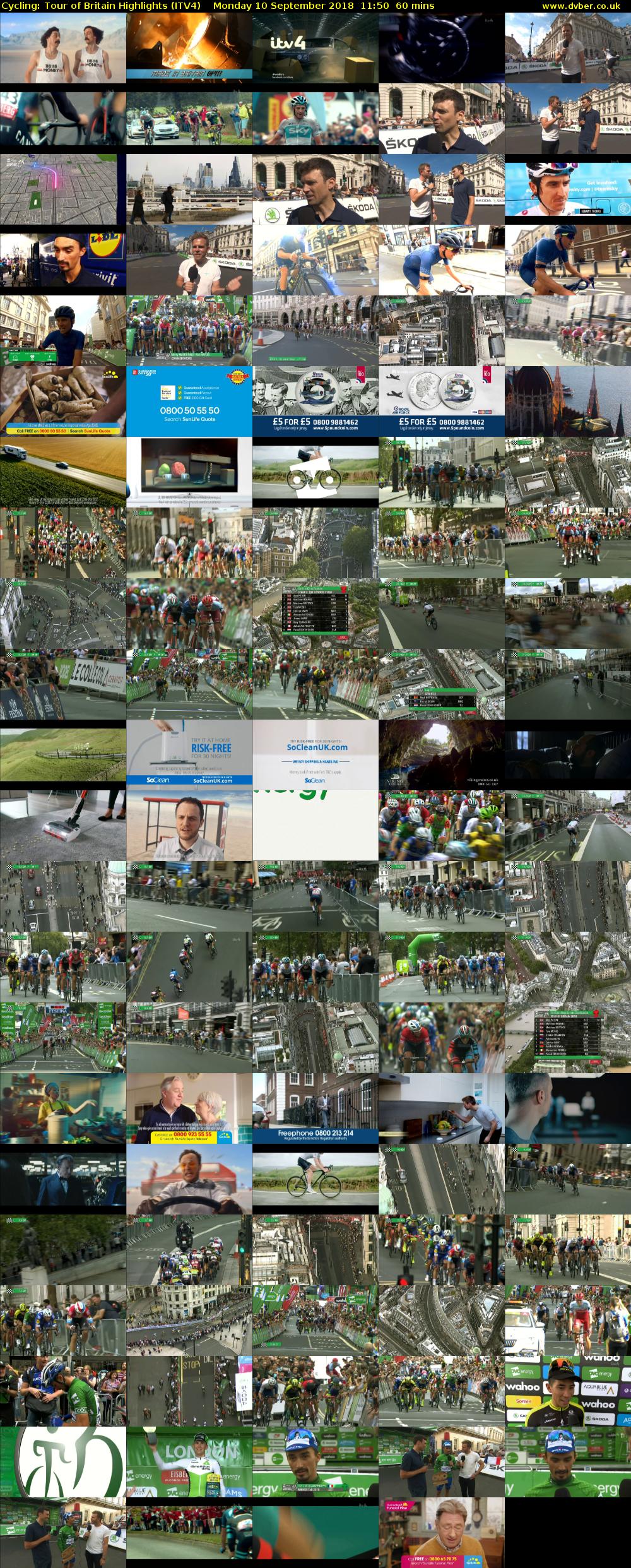 Cycling: Tour of Britain Highlights (ITV4) Monday 10 September 2018 11:50 - 12:50