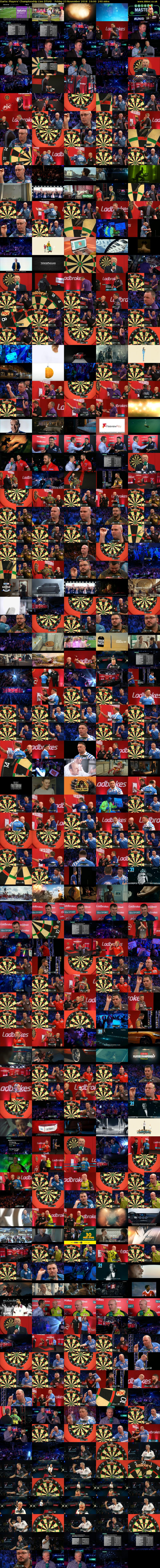 Darts: Players' Championship Live (ITV4) Friday 23 November 2018 19:00 - 23:00