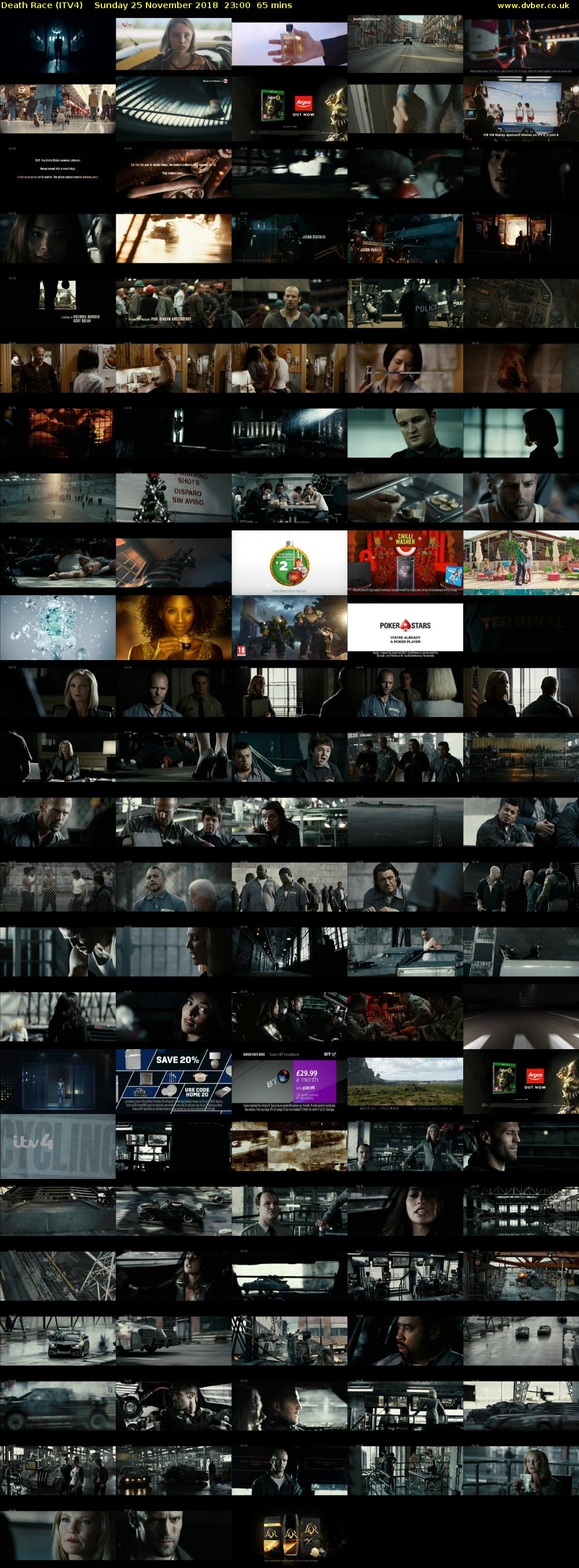 Death Race (ITV4) Sunday 25 November 2018 23:00 - 00:05