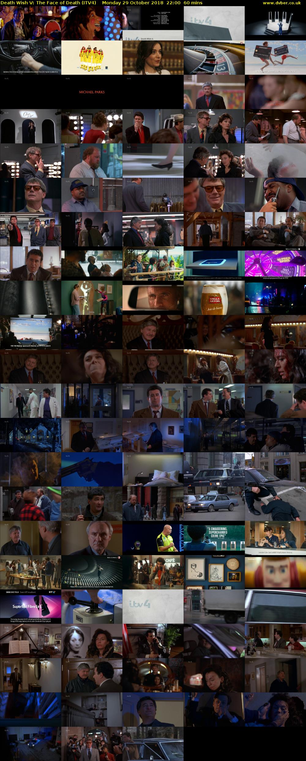 Death Wish V: The Face of Death (ITV4) Monday 29 October 2018 22:00 - 23:00