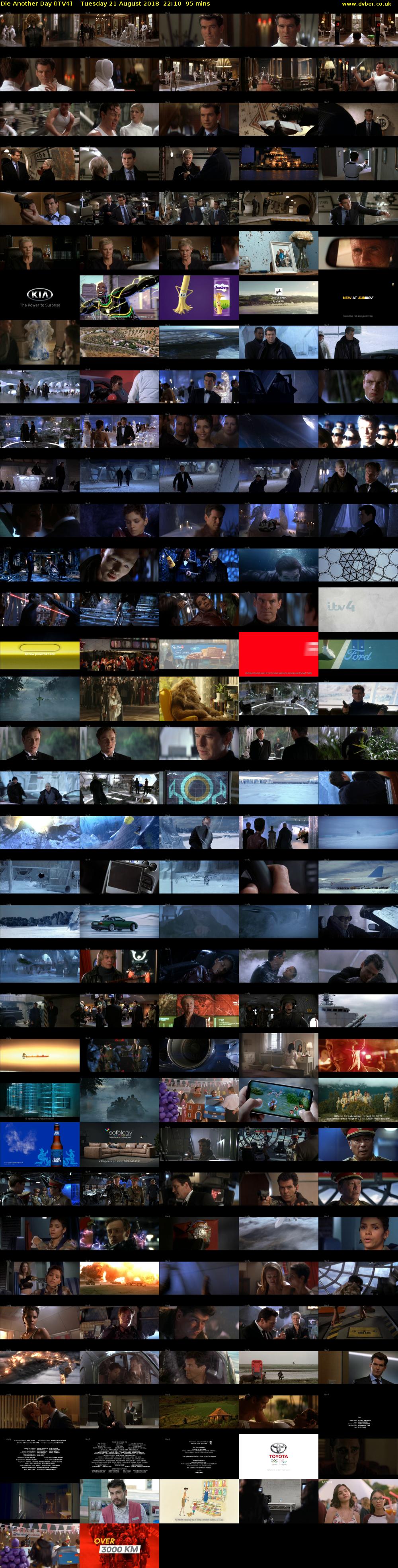Die Another Day (ITV4) Tuesday 21 August 2018 22:10 - 23:45