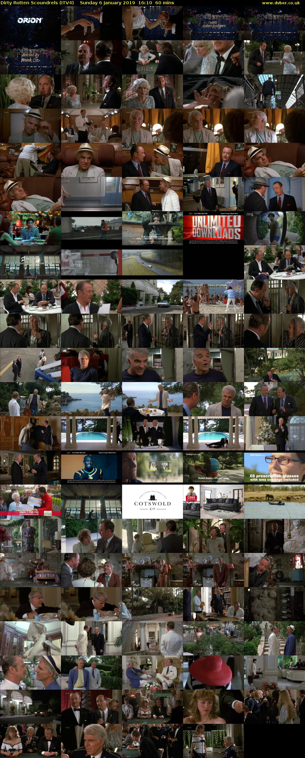 Dirty Rotten Scoundrels (ITV4) Sunday 6 January 2019 16:10 - 17:10