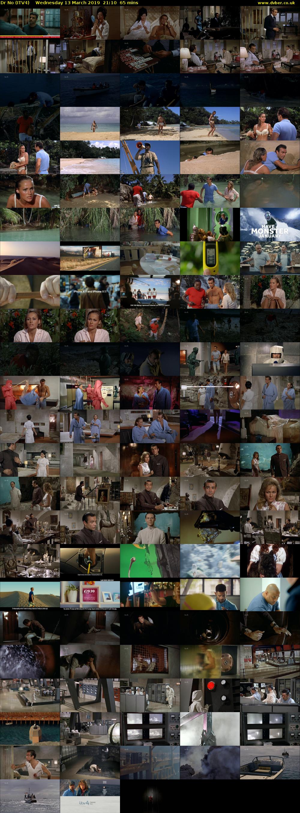 Dr No (ITV4) Wednesday 13 March 2019 21:10 - 22:15