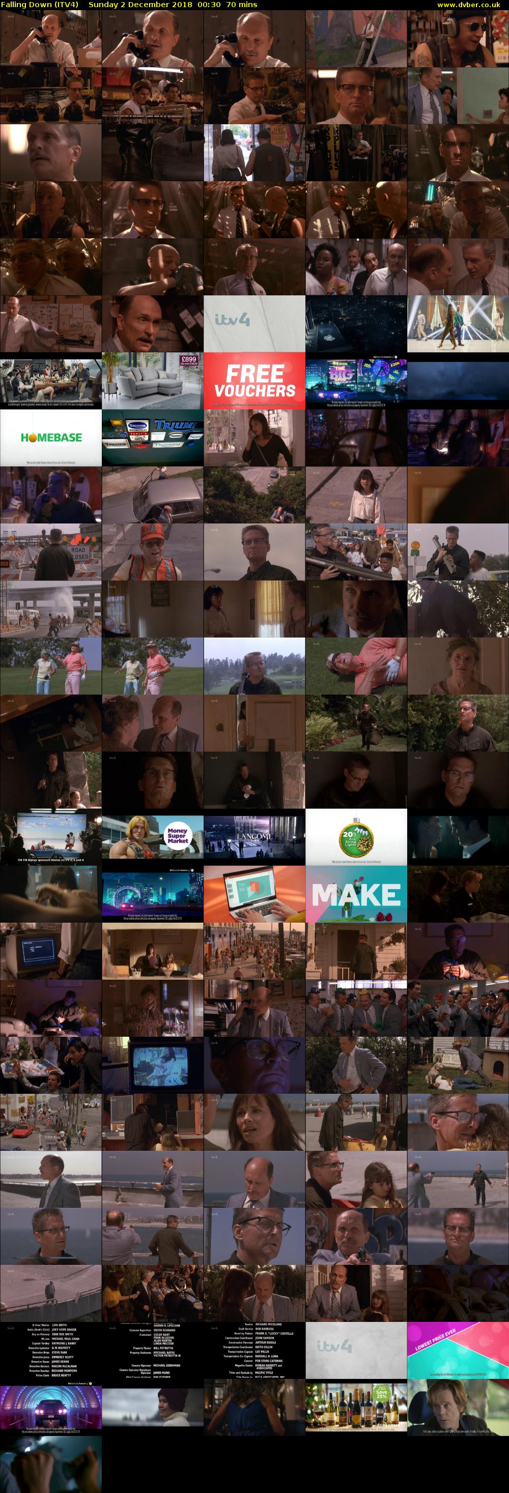 Falling Down (ITV4) Sunday 2 December 2018 00:30 - 01:40