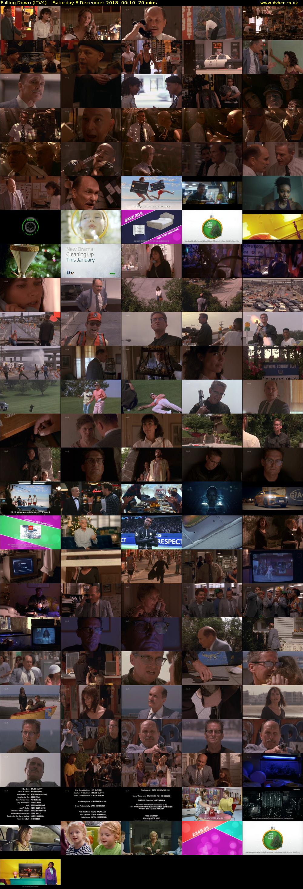 Falling Down (ITV4) Saturday 8 December 2018 00:10 - 01:20