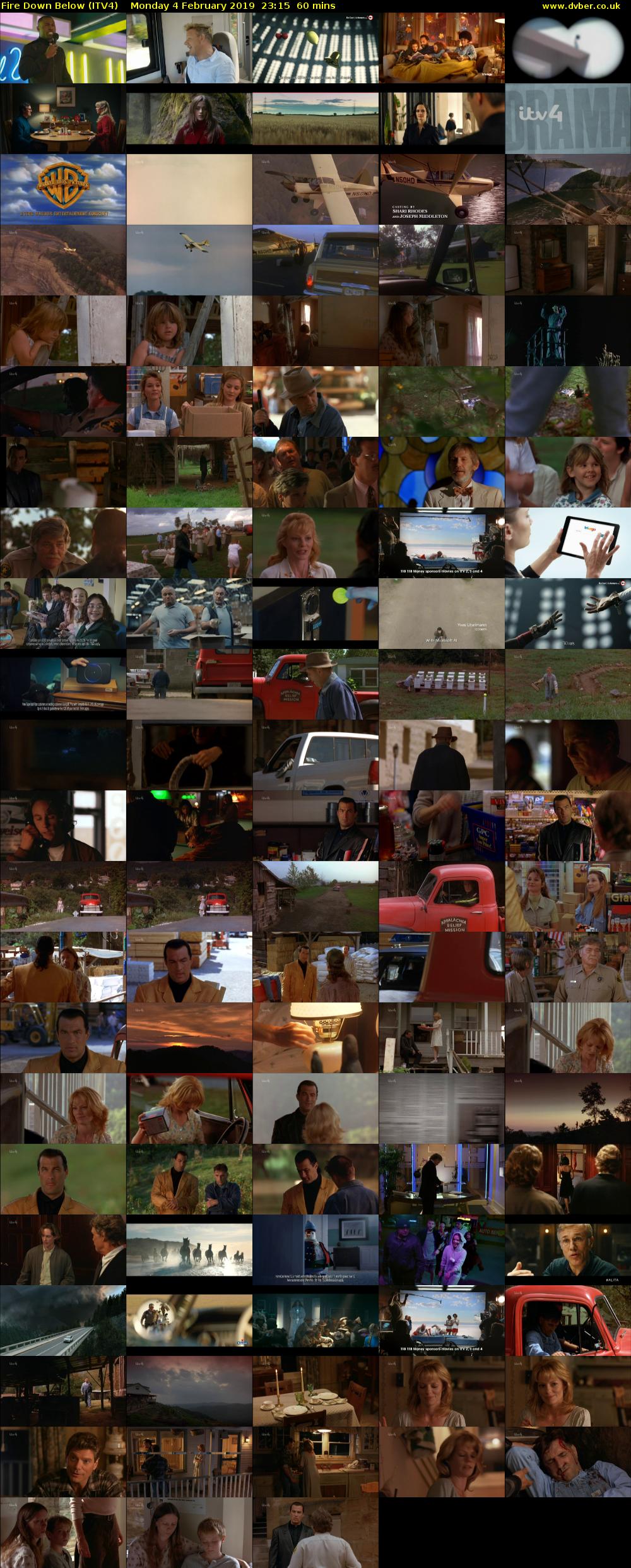 Fire Down Below (ITV4) Monday 4 February 2019 23:15 - 00:15