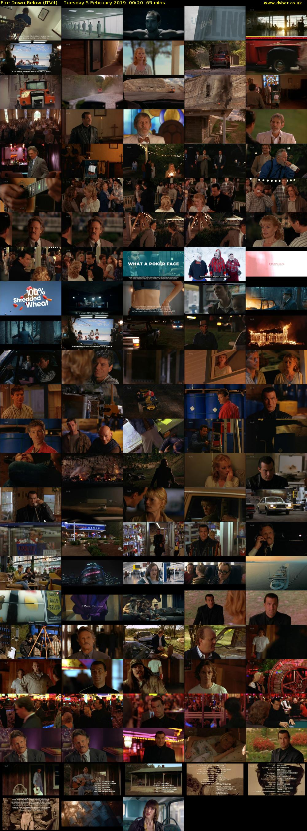 Fire Down Below (ITV4) Tuesday 5 February 2019 00:20 - 01:25