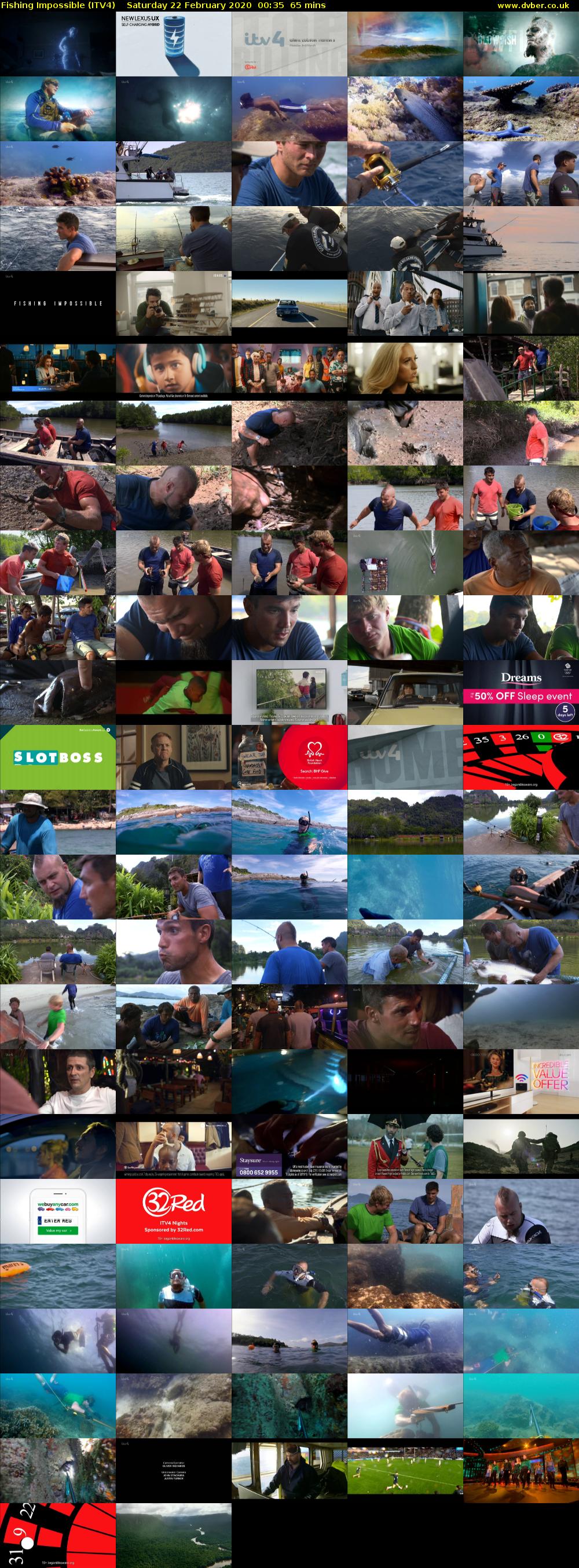 Fishing Impossible (ITV4) Saturday 22 February 2020 00:35 - 01:40