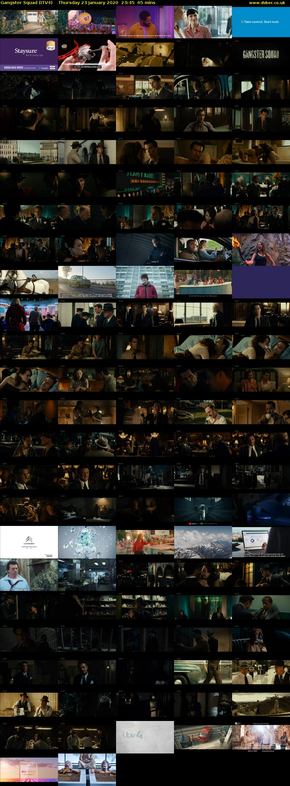 Gangster Squad (ITV4) Thursday 23 January 2020 23:45 - 00:50