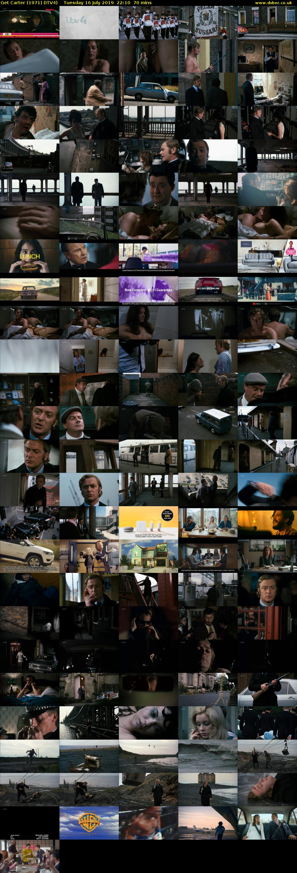Get Carter (1971) (ITV4) Tuesday 16 July 2019 22:10 - 23:20