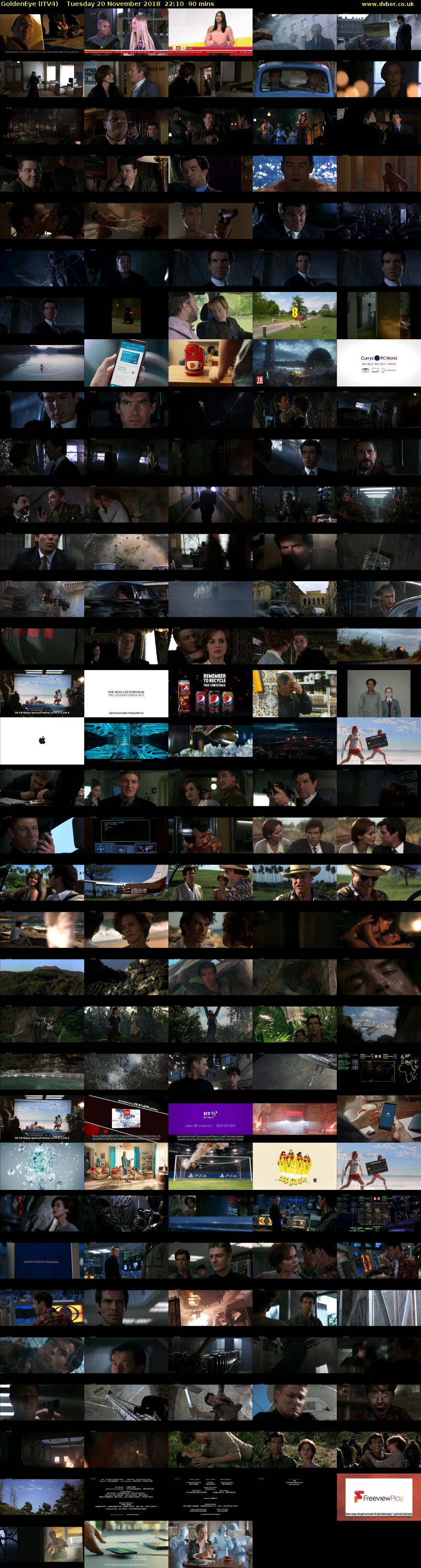 GoldenEye (ITV4) Tuesday 20 November 2018 22:10 - 23:40