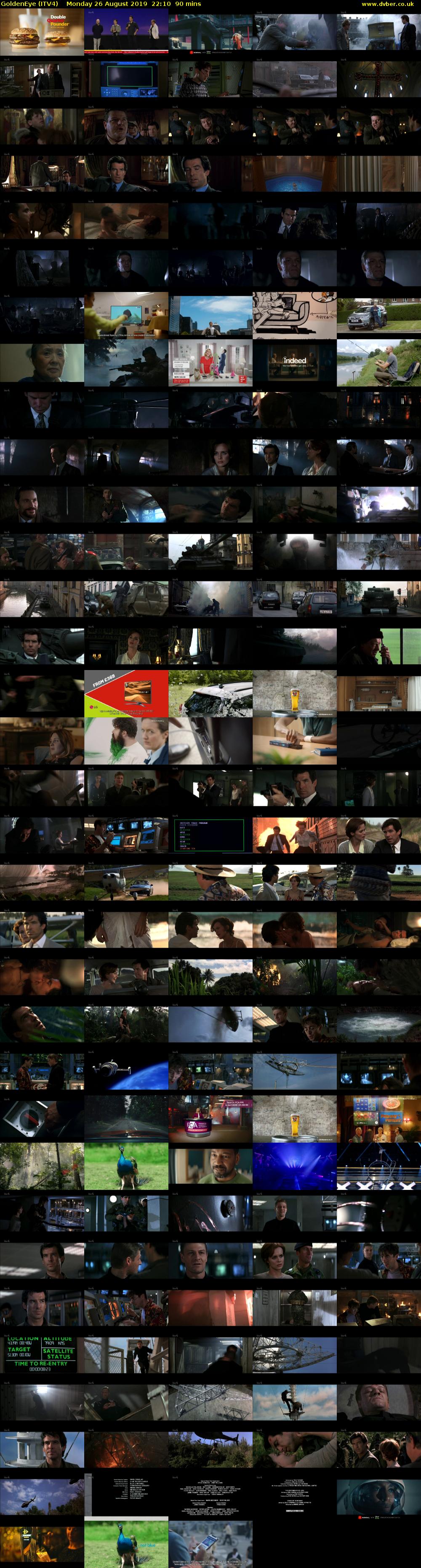 GoldenEye (ITV4) Monday 26 August 2019 22:10 - 23:40