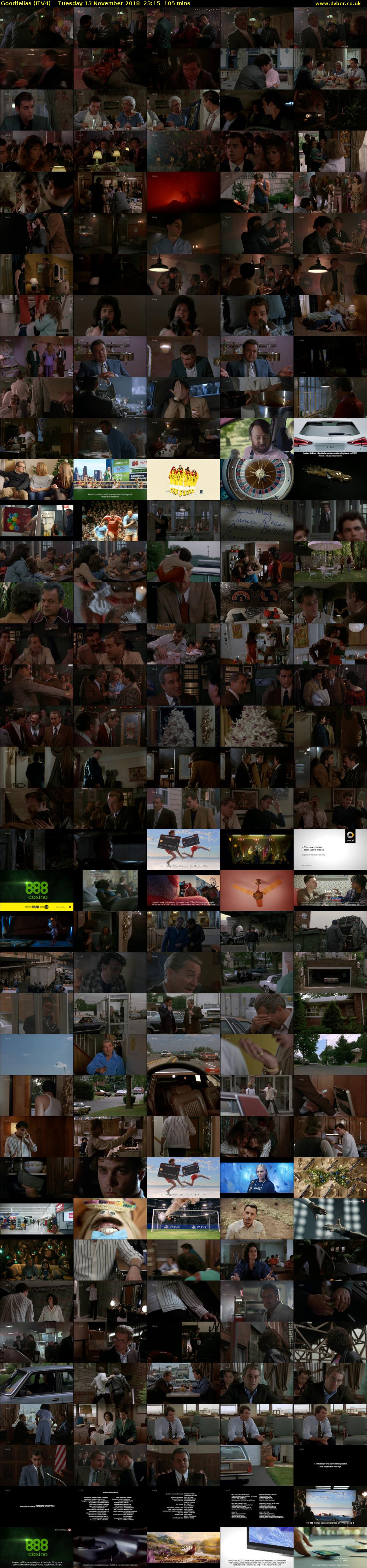 Goodfellas (ITV4) Tuesday 13 November 2018 23:15 - 01:00