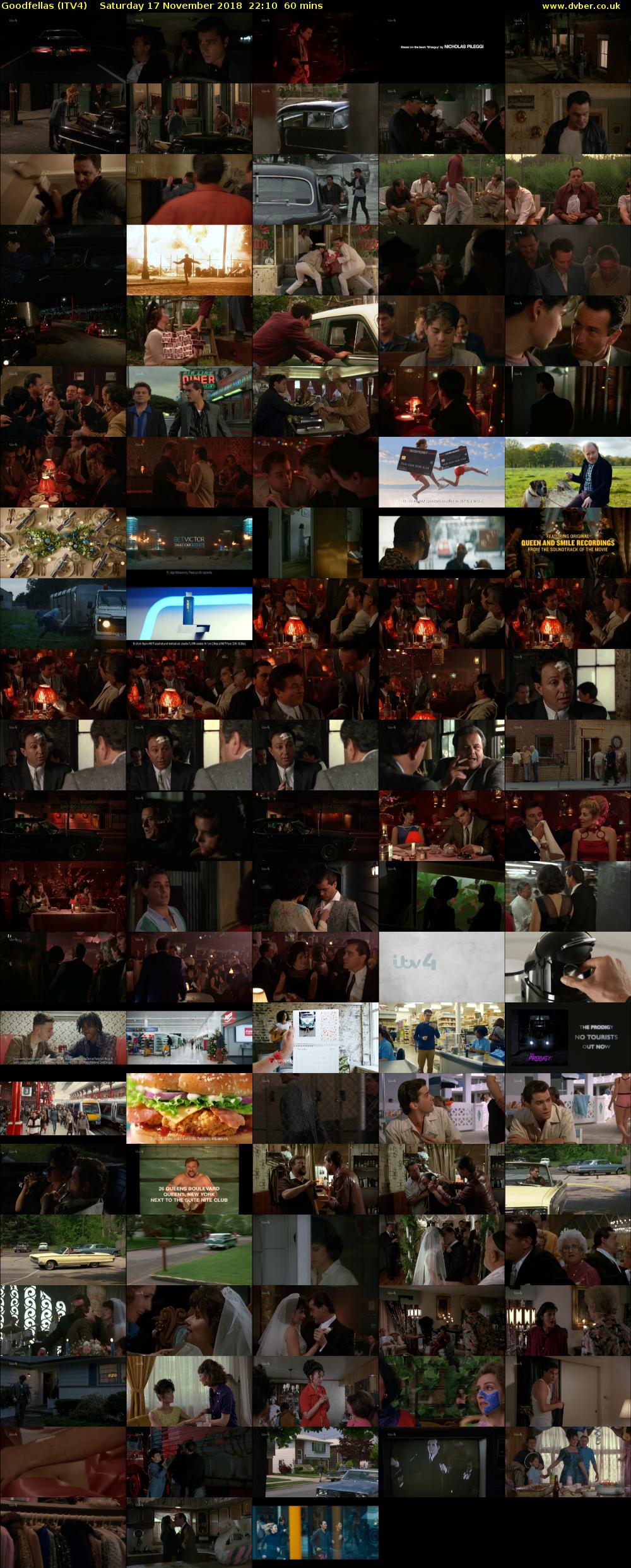 Goodfellas (ITV4) Saturday 17 November 2018 22:10 - 23:10