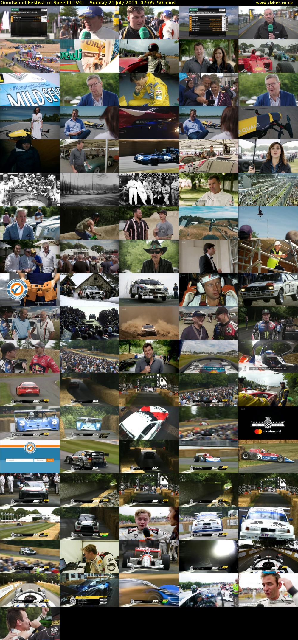 Goodwood Festival of Speed (ITV4) Sunday 21 July 2019 07:05 - 07:55