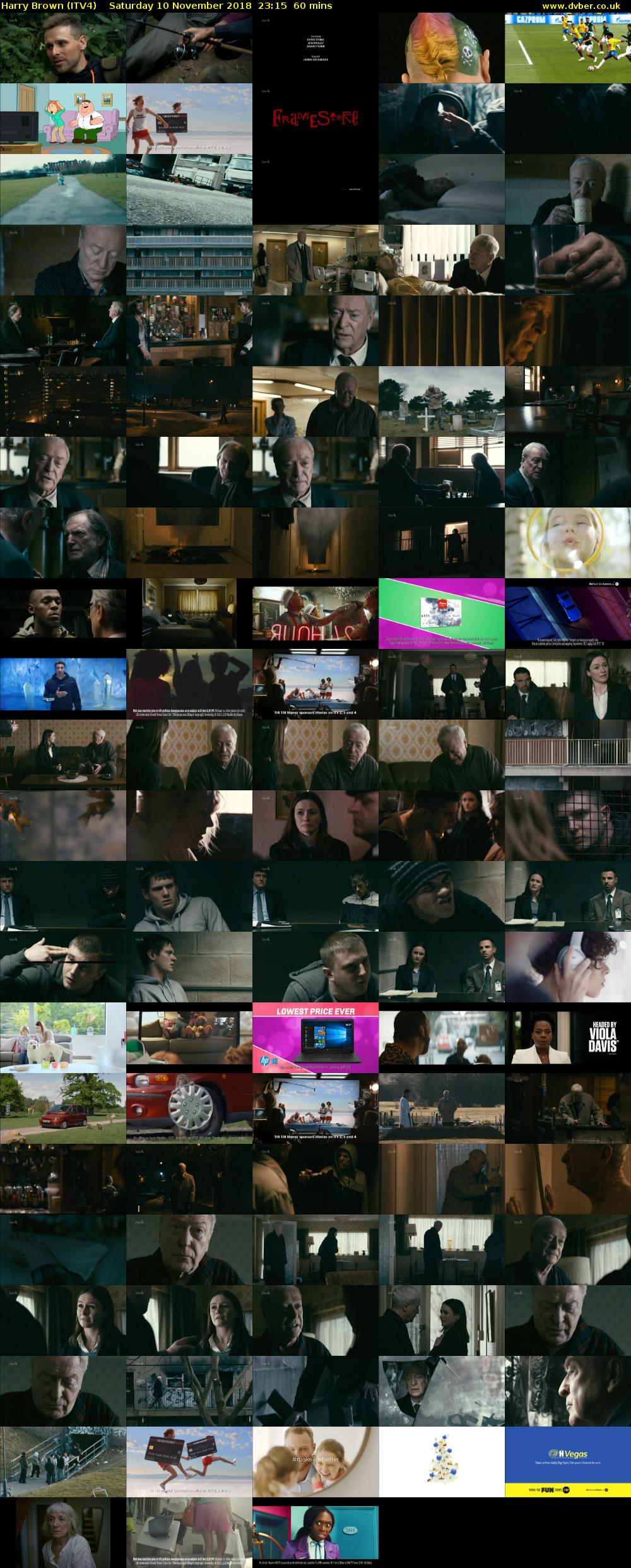 Harry Brown (ITV4) Saturday 10 November 2018 23:15 - 00:15